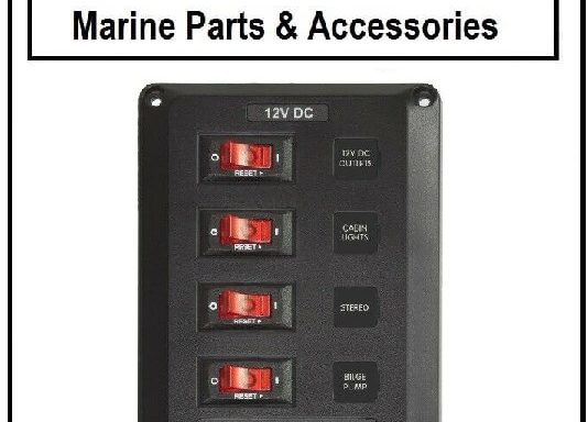 Blue Sea 4 Position Circuit Breaker Panel