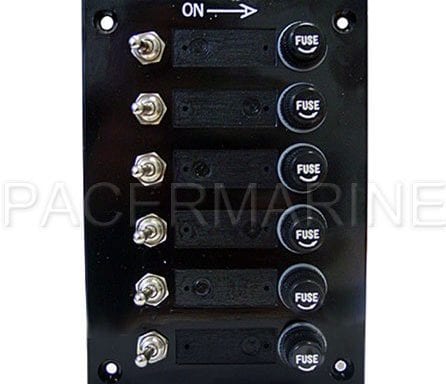 Toggle Switch Panel – 6 Gang Fused
