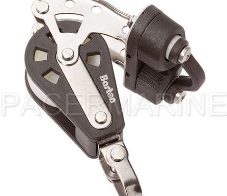 Barton Single Swivel Cam Block + Becket 45mm