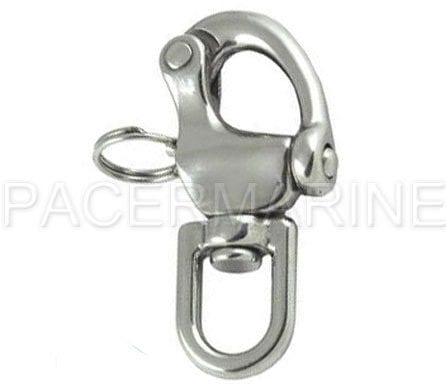 Stainless Steel Snap Shackle Swivel 128mm