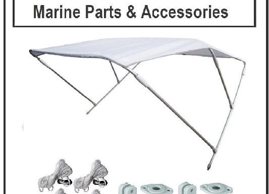 3 Arm Bimini Top Canopies With Cover Various Sizes