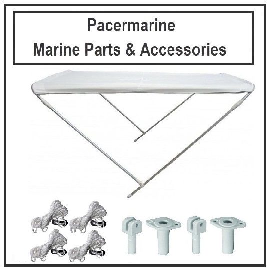 2 Arm Bimini Top Canopies With Cover Various Sizes – Pacermarine