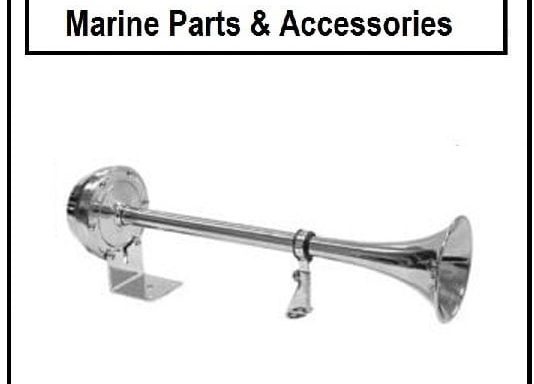 Stainless Steel 16″ Dual Trumpet Electric Horn 12V