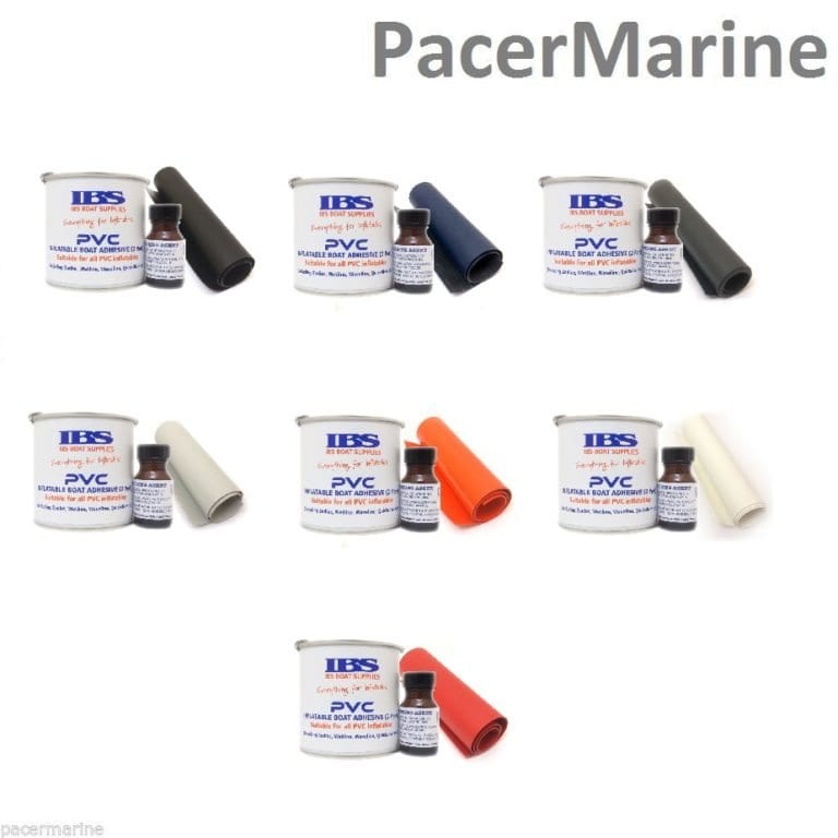 Hypalon Glue & Fabric Patch Kit 75 x 15cm Pacermarine