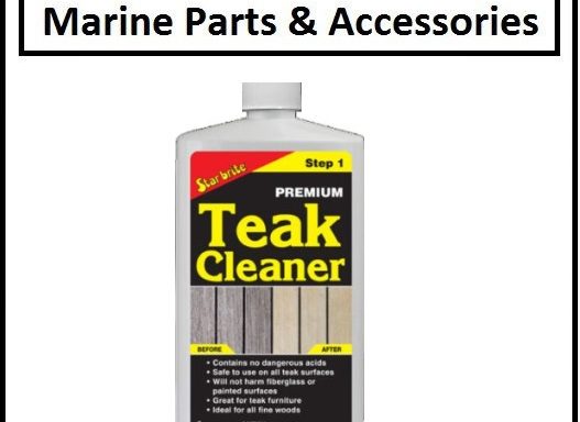 Starbrite Marine Teak Cleaner Step 1