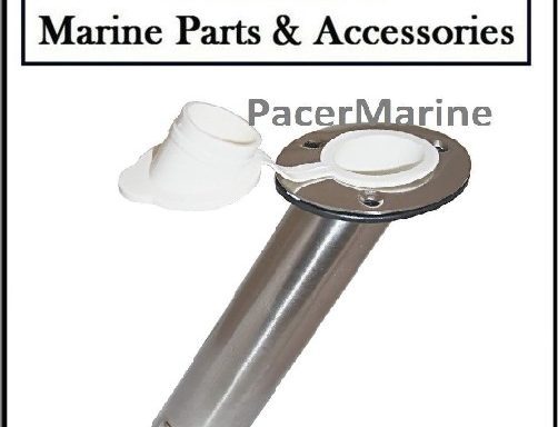 Stainless Steel 1 Rod Holder Flush Mount