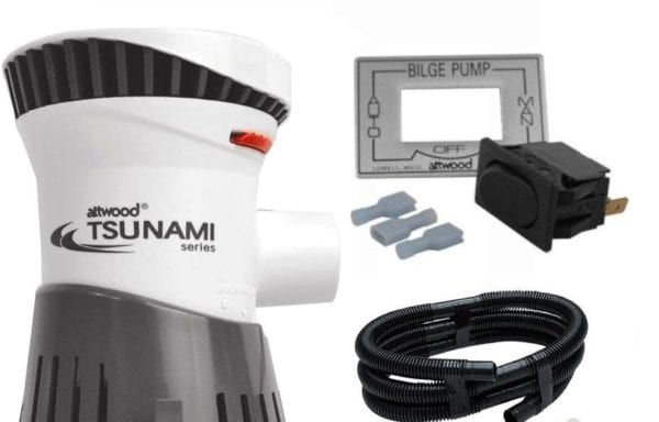 Tsunami Bilge Pump T1200 12V 3 Options