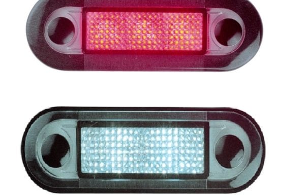 Cabin Light LED Clear Lens 84mm x 29mm