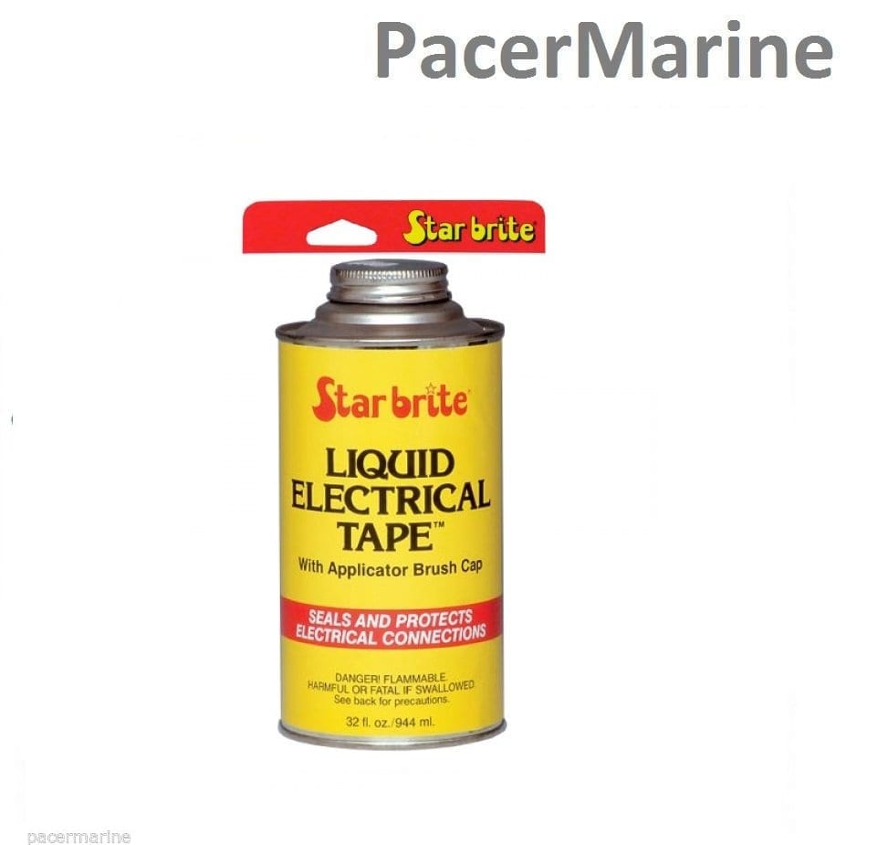 Starbrite Liquid Electrical Tape 32.oz 944ml Black Pacermarine
