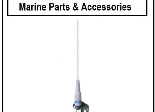 GRP Whip 1m VHF Mast Mount C/W Bracket