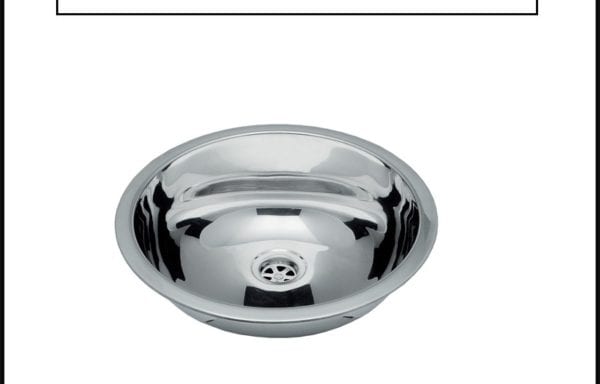 Sink Stainless Steel Round 340mm