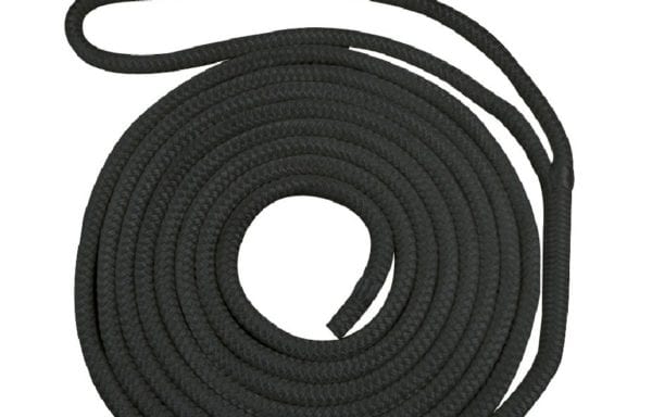 Pre-Spliced Dockline Black 10M Sizes 10-16mm