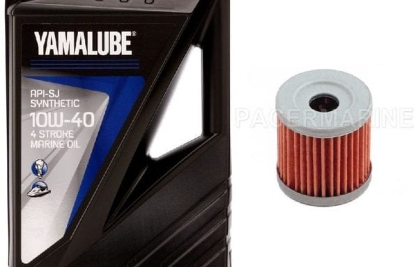 1L 10W-40 Semi Synthetic oil & Filter Suzuki DF8 Outboard