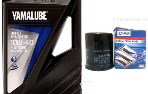 3L 10W-40 Semi Synthetic oil & Filter Suzuki DF25 Outboard