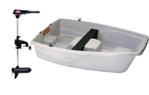 Fishing Dinghy Outboard Package 65lbs PRS 2.4 Baiting boat