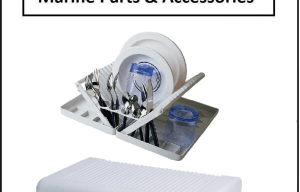 Folding Draining Dishrack Holds 13 Plates