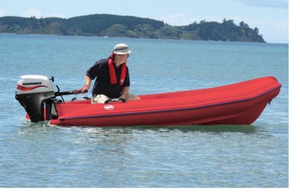 Mac 420 Red Polyethylene Ridged Boat Dinghy