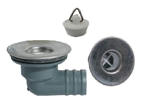 Sink Waste 1″ x 3/4 Hose Angled