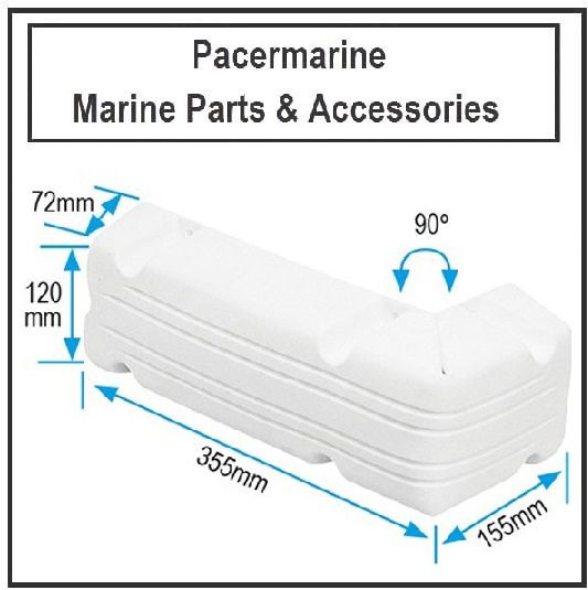 Plastimo Dock Fender White Pacermarine