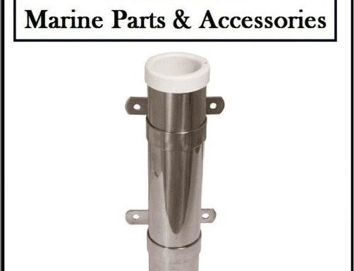 Stainless Steel 316 Fishing Rod Holder Bulkhead Mount