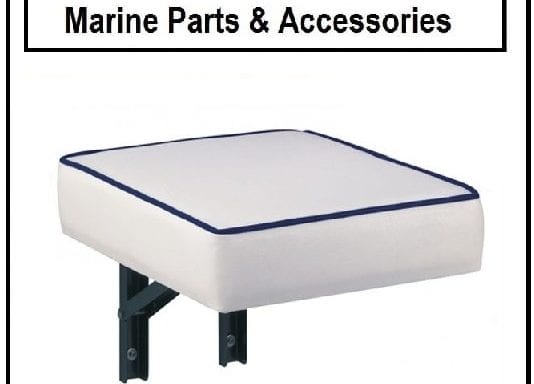 White Folding Extra Boat Seat