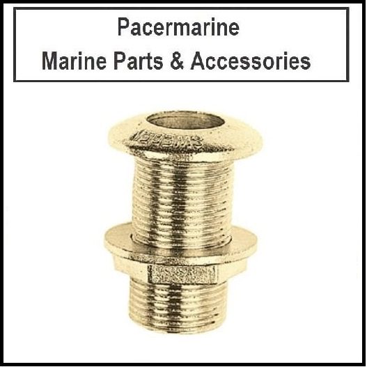 Thru Hull Fitting Brass 1 4 Thru 2″ Short – Pacermarine