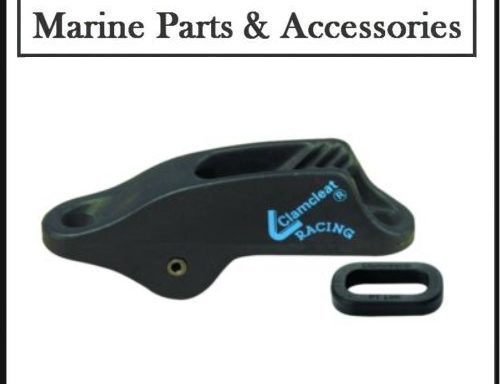 Clamcleat 8mm Trapeze & Vang Silver Anodised Cleat