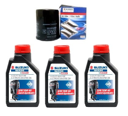 Suzuki Df25hp 4 Stroke Outboard Oil Service Kit Pacermarine