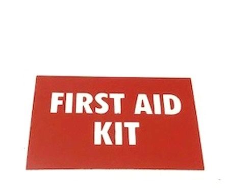 First Aid Kit Label