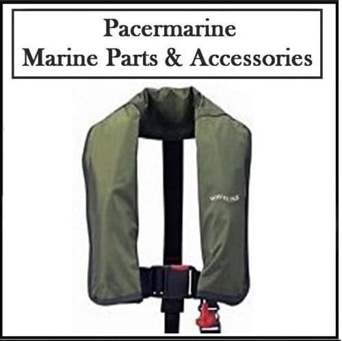Olive Green Fishing lifejacket ISO 165N Auto – Pacermarine