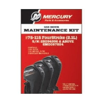 Mercury Outboard 100 hour Service Kit 75-115hp EFI 4-Stroke