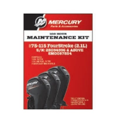 Mercury Outboard 300 Hour Service Kit 75-115hp EFI 4-Stroke – Pacermarine