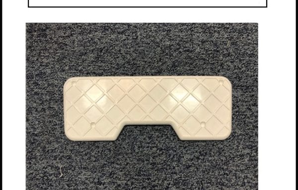 Outboard Transom Pad 230mm X 86mm White