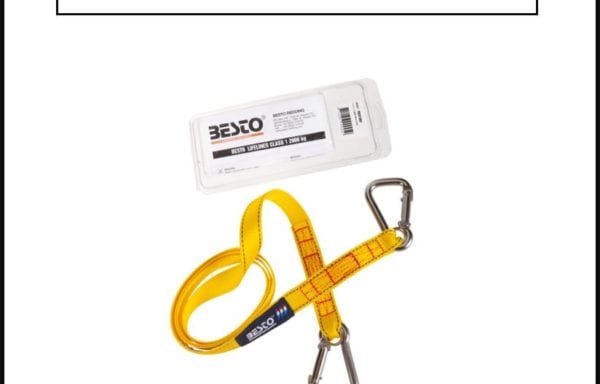 Besto Self Locking Safety Line 2 Hook, 2m