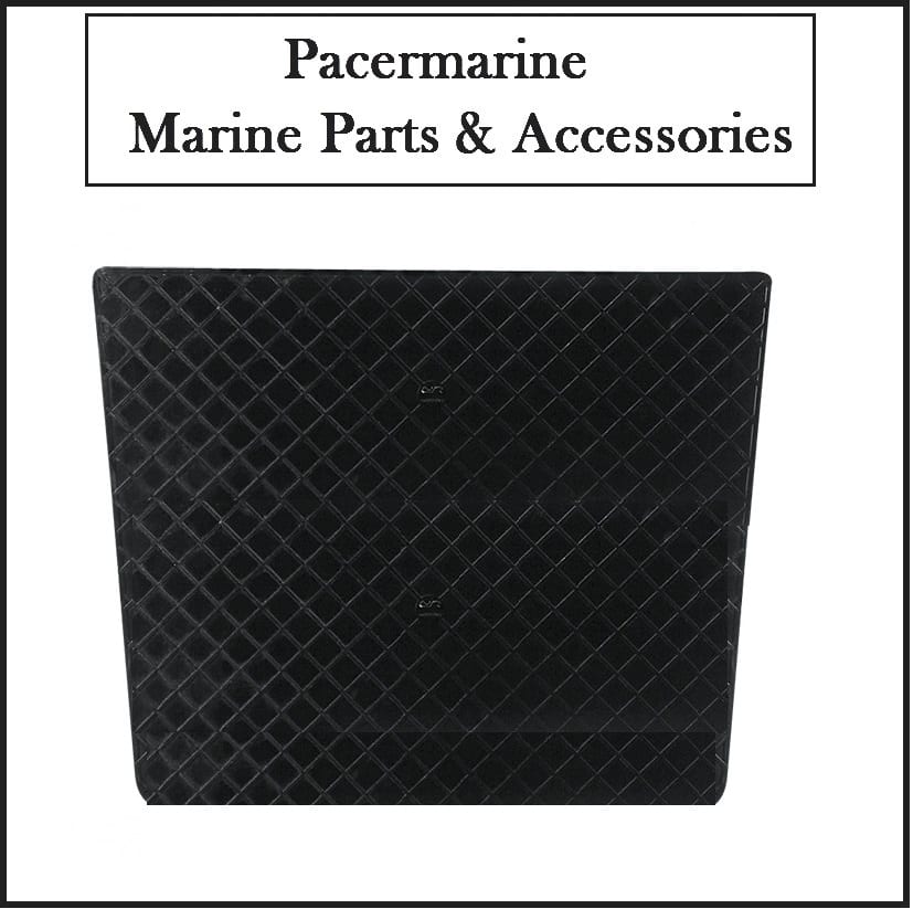 Outboard Transom Pad 450mm X 360mm Black Pacermarine