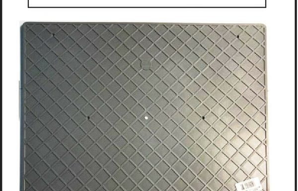 Outboard Transom Pad 450mm X 360mm Grey