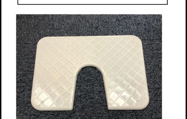 Outboard Transom Pad 320mm X 220mm White