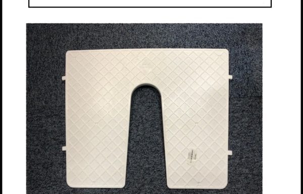 Outboard Transom Pad 450mm x 360mm, White