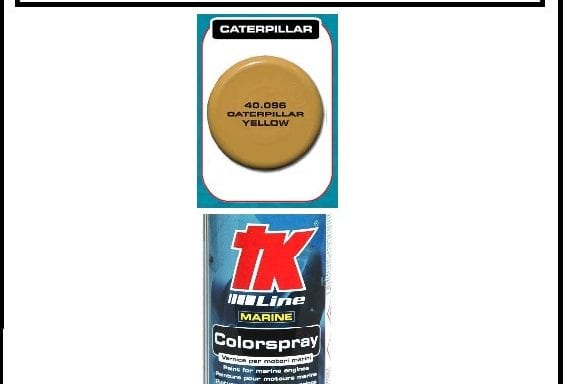 Caterpillar Yellow 400ml Marine Spray Paint