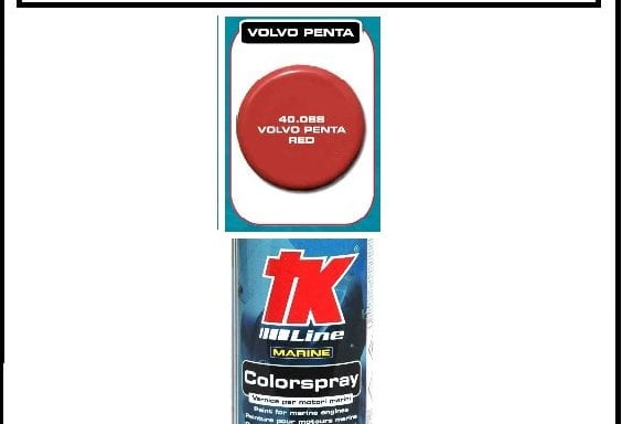 Volvo Penta Red 400ml Marine Spray Paint