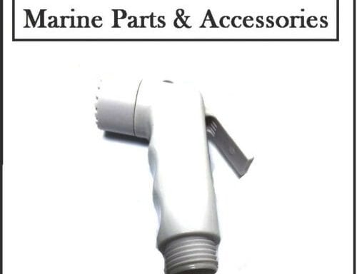 Shower Head Short ABS White