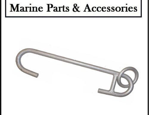 Canal Boat Mooring Piling Hook with Ring