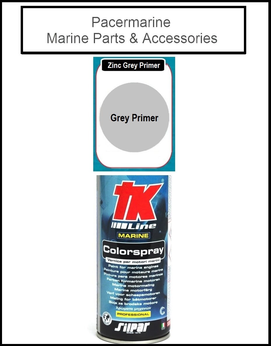 Zinc Grey Primer 400ml Marine Spray Paint Pacermarine