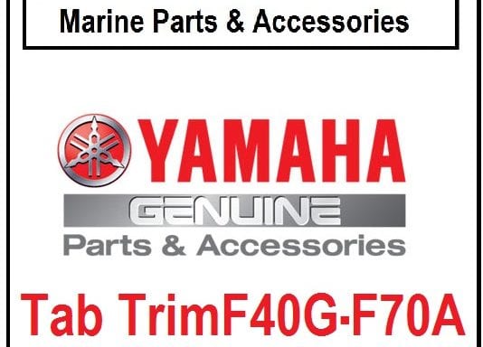 Yamaha Trim Anode F40G-F70A