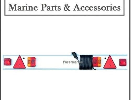 5ft Trailer Board With 6m Cable & Fog Lamps