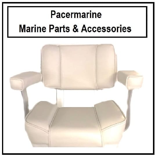 Captain White Boat Helm Seat Pacermarine