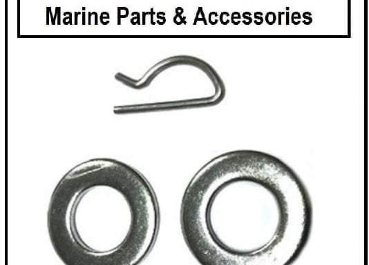 Spare Washers & Spindle C Clip For Dinghy Wheeler