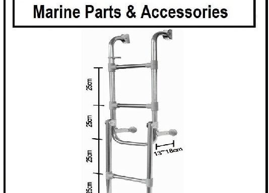 5 Step Boarding Ladder Stainless Steel
