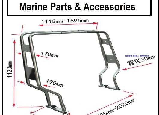 Stainless Steel Detachable Twin Tube A-Frame 40mm