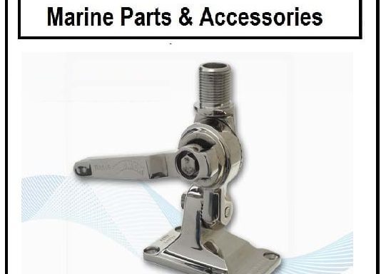 Glomex 4 way Heavy Duty Stainless Steel Aerial Mount Base 25mm